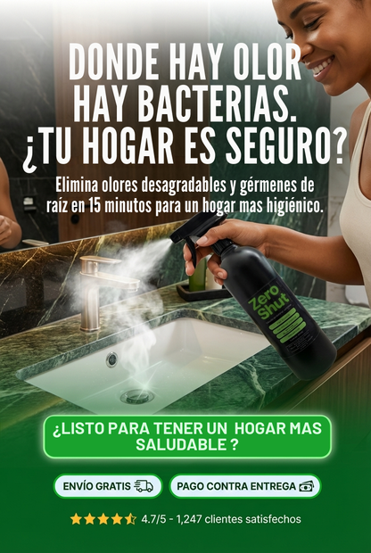 Zero Shut - Fórmula Desinfectante de Cañerías - 500ml