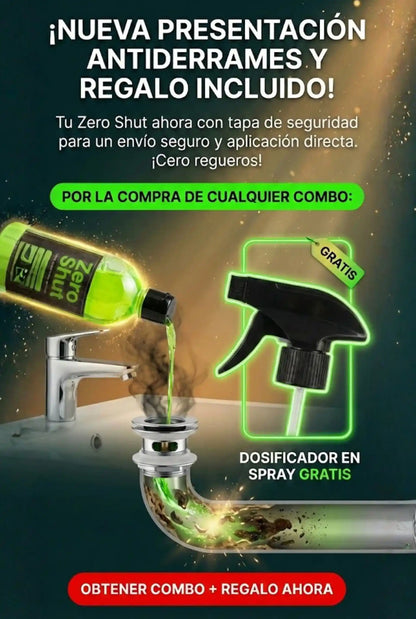 Zero Shut - Fórmula Desinfectante de Cañerías - 500ml