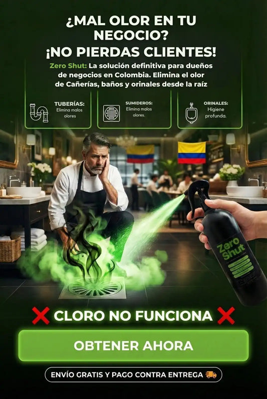 Zero Shut - Liquido Anti olores Desinfectante de Cañerías - 500ml
